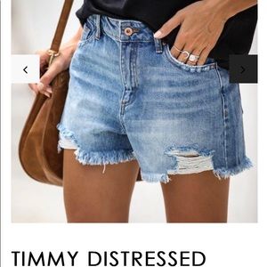 Vici distressed boyfriend shorts